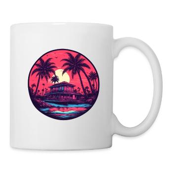 Beach / Island / Vacation / Summer / Sun / Sea - Mug - white - Right