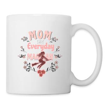 "Mom the Every Day Magician" TSHIRT - Mug - white - Right