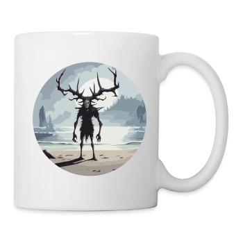 Wendigo / böser Geist / Besitzergreifend / Horror - Tasse - Weiß - Rechts