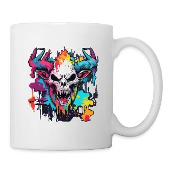 Wendigo / böser Geist / Besitzergreifend / Horror - Tasse - Weiß - Rechts