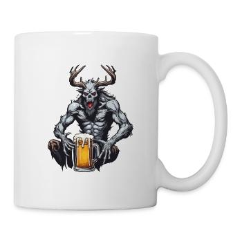 Wendigo / böser Geist / Besitzergreifend / Horror - Tasse - Weiß - Rechts