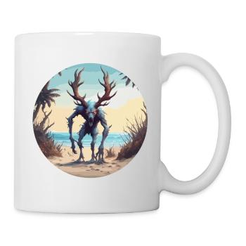Wendigo / böser Geist / Besitzergreifend / Horror - Tasse - Weiß - Rechts
