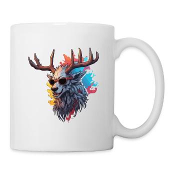 Wendigo / böser Geist / Besitzergreifend / Horror - Tasse - Weiß - Rechts