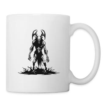 Wendigo / böser Geist / Besitzergreifend / Horror - Tasse - Weiß - Rechts