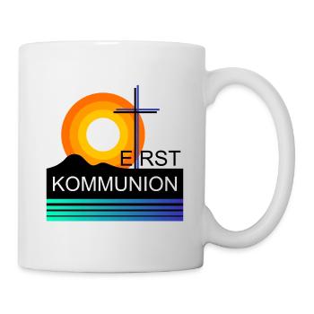 First Communion with Sun and Cross - Mug - white - Right