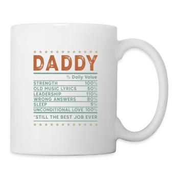 Dad Sayings and Jokes - My Dad the Superhero - Mug - white - Right