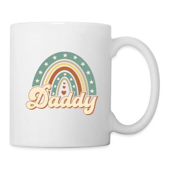 Papa Sprüche und Witze - Mein Vater der Superheld - Tasse - Weiß - Rechts