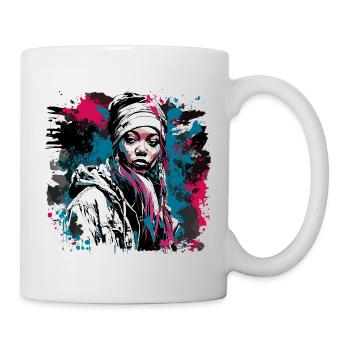 Rapper / Hip Hop / Song / Cool / Rhymes / Beat - Mug - white - Right