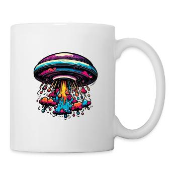 Alien / Spaceship / UFO / Area 51 / All / Mars - Mug - white - Right