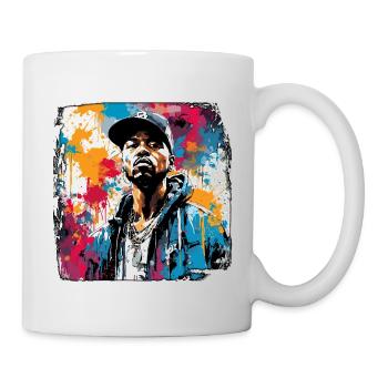 Rapper / Hip Hop / Song / Cool / Rhymes / Beat - Mug - white - Right