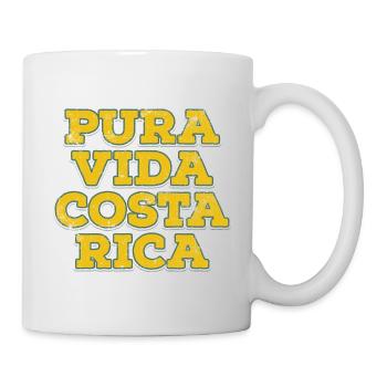 Costa Rica Pura Vida - Mug blanc - blanc - Droite