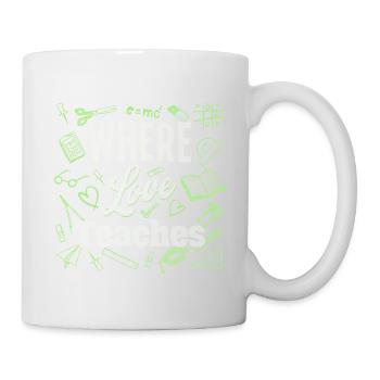 Mom Dad Teacher Homeschool Student Love Education - Mug - white - Right