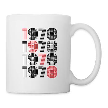 Millésime 1978 - Mug blanc - blanc - Droite