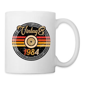 Millésime 1984 - Mug blanc - blanc - Droite