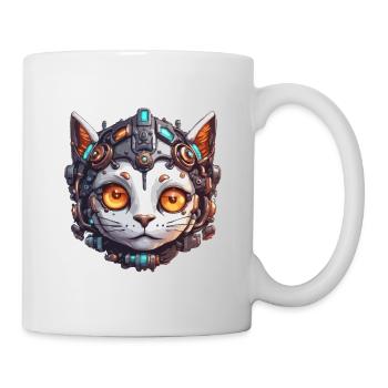 Robot Animal / AI / Mechanized Animals / Comic - Mug - white - Right