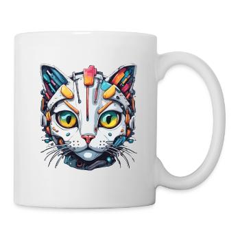 Robot Animal / AI / Mechanized Animals / Comic - Mug - white - Right