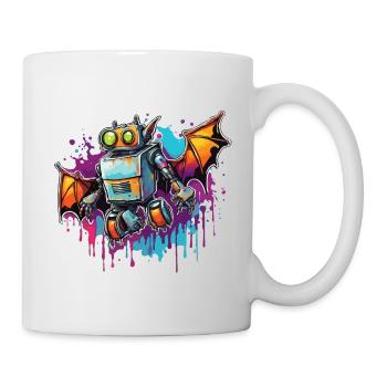 Robot Animal / AI / Mechanized Animals / Comic - Mug - white - Right