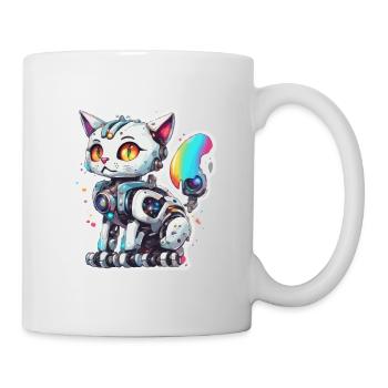 Robot Animal / AI / Mechanized Animals / Comic - Mug - white - Right