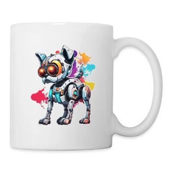 Robot Animal / AI / Mechanized Animals / Comic - Mug - white - Right