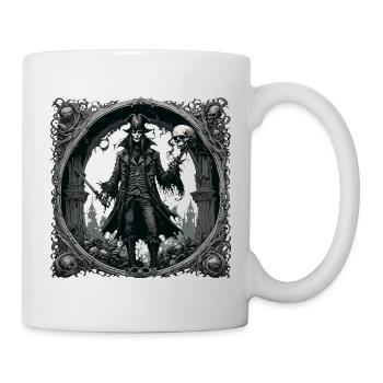 Pirate / Ahoy / Anchor / Captain / Skull / Rum - Mug - white - Right