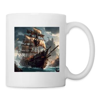 Ship / Boat / Anchor / Sea / Ocean / Captain - Mug - white - Right