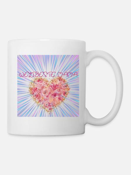 Weltbeste Mama - Tasse - Weiß