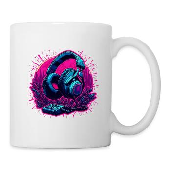 Headphones / Audio / Music / Sound / Cool - Mug - white - Right