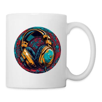 Headphones / Audio / Music / Sound / Cool - Mug - white - Right