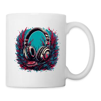 Headphones / Audio / Music / Sound / Cool - Mug - white - Right