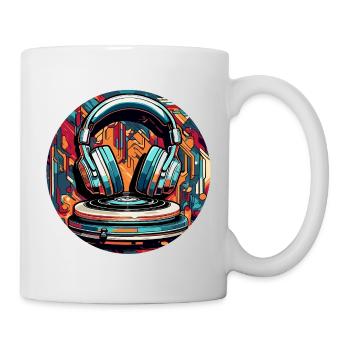 Headphones / Audio / Music / Sound / Cool - Mug - white - Right