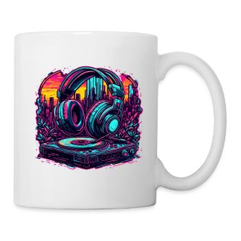 Headphones / Audio / Music / Sound / Cool - Mug - white - Right