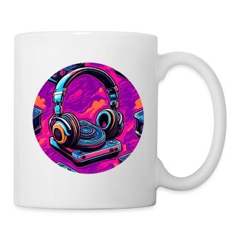 Headphones / Audio / Music / Sound / Cool - Mug - white - Right
