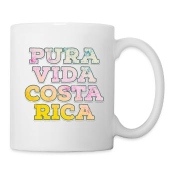 Costa Rica Pura Vida - Mug blanc - blanc - Droite