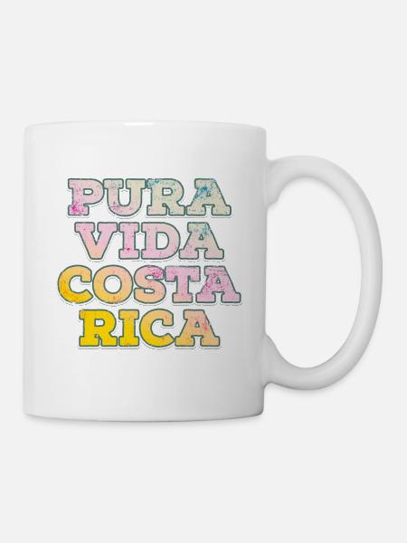 Costa Rica Pura Vida - Mug blanc - blanc