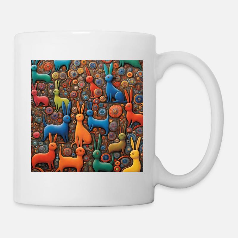 Surreal Pop Animals 10 - Mug - white
