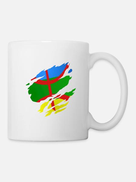 Amazigh flag - Mug blanc - blanc