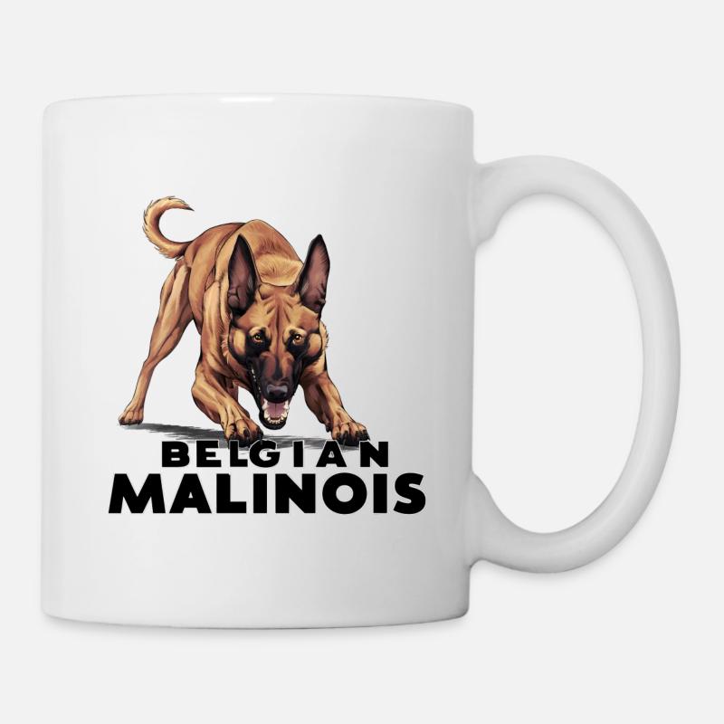 Belgian Malinois - Tasse - Weiß