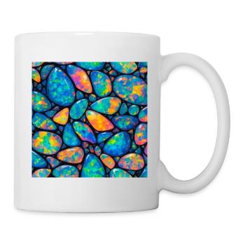 opal pattern - Mug - white - Right