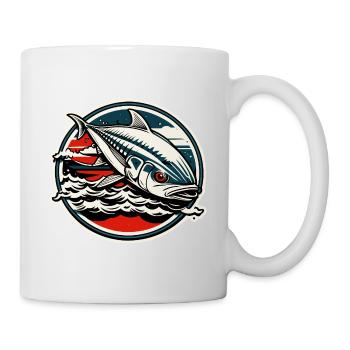 Fisch / Tier / Aquarium / Wasser / Teich / See - Tasse - Weiß - Rechts