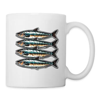 Fisch / Tier / Aquarium / Wasser / Teich / See - Tasse - Weiß - Rechts