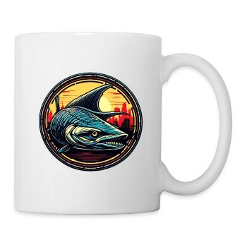 Fisch / Tier / Aquarium / Wasser / Teich / See - Tasse - Weiß - Rechts