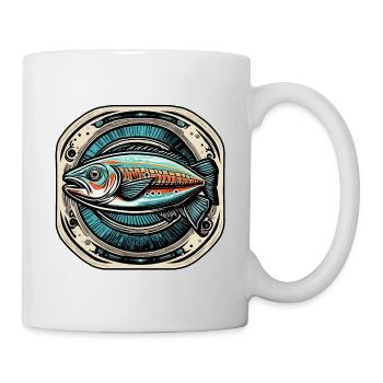 Fisch / Tier / Aquarium / Wasser / Teich / See - Tasse - Weiß - Rechts
