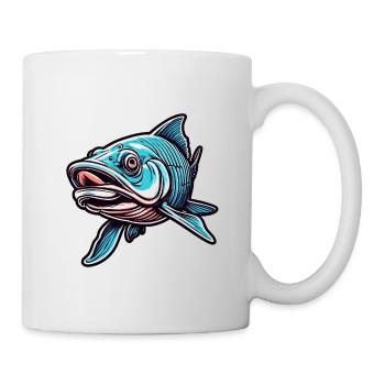 Fisch / Tier / Aquarium / Wasser / Teich / See - Tasse - Weiß - Rechts