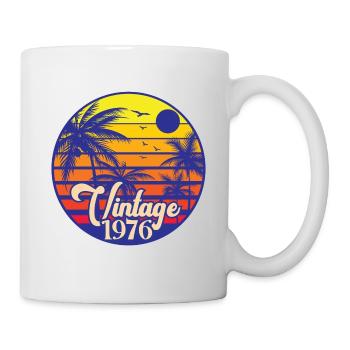 Millésime 1976 - Mug blanc - blanc - Droite