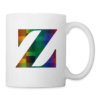 Lettre Z Vintage - Mug blanc - blanc - Droite