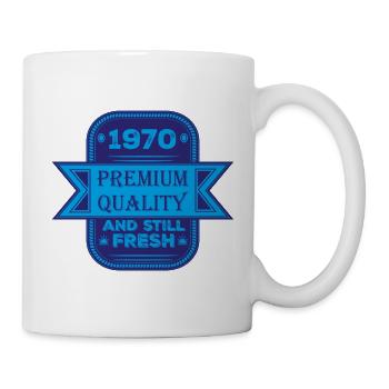 Vintage 1970 - Tasse - Weiß - Rechts