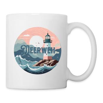 Meerweh Leuchtturm - Tasse - Weiß - Rechts
