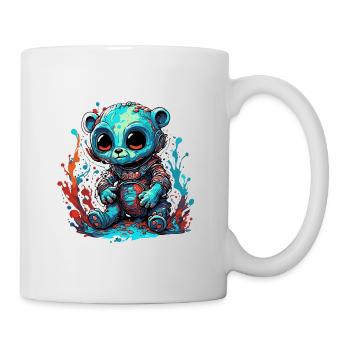 Astronaut / Space / Animal / Bear / Spaceship - Mug - white - Right