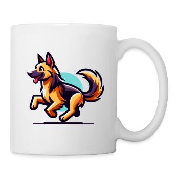 Chiot berger allemand - Mug blanc - blanc - Droite