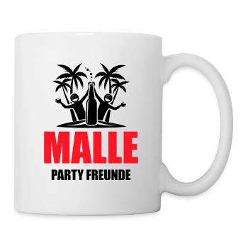Malle Party Friends Holidays Mallorca - Mug - white - Right